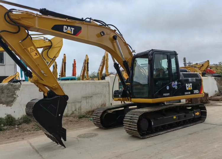 15 Ton Caterpillar Used Excavators CAT315 Medium Construction Machinery Digger for Building