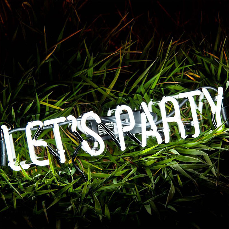 Hand-held Illuminated Neon Lights Letters LED Neon Lights Indoor Decoration Concert Lights Band