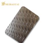 Pvd Embossed Stainless Steel Plate With 90 Micron Laser PVC Film