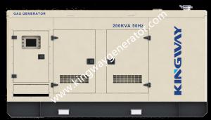 China 250KVA Natural Gas Cummins 200kw Generator Silent For Gas Heat Pump Air Conditioner wholesale