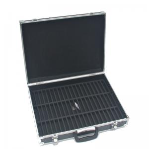 China Aluminum Tool Case With Foam Case 60 Aluminum Cassette Hard Carrying Case wholesale