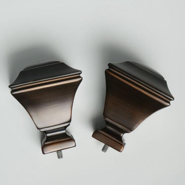 KIEI EP1018 Curtain Finial Pole Hot Sale Luxury Adjustable Simple Style Hardware