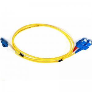 China 10M 2.0mm SC UPC Fibre Optic Patch Cable G657A1 LSZH Yellow wholesale