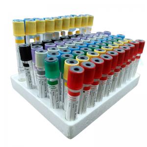 China ESR Vacuum Blood Collection Test Tube Disposable Glass PET EDTA Plain Gel Heparin wholesale