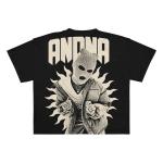 Washed Black T-Shirts Custom 250Gsm Cotton Heavy Weight Oversized Acid Washed