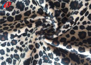 China 100% Polyester Velvet Fabric / Animal Printed Faux Velvet Fabric All Colour Available wholesale