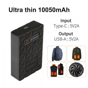 China 10050mAh Heated Vest Battery Pack Heated Body Warmer Battery Pack wholesale