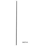 10 Feet High Heavy Duty Metal Posts C Shape For Welded Wire Partitions