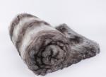 Soft Polyester Fake Fur Blanket 2 Ply For Couch / Chair Throws High Warmth