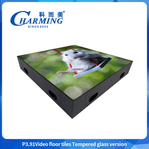 Custom Indoor And Outdoor Ultra Thin Glass Gob Cover Iron Frame Stage Floor