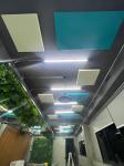 Office Ceiling Tiles Absorbers Fabric Wrapped Acoustical Wall Panels Sound