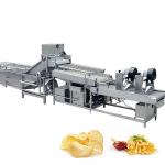 Semi-automatic potato chips production line frozen french fries making machine