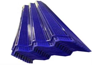 China 5.0meter Length Blue Wind Proof Dust Panel For Coal Carbon Transshipment Station wholesale