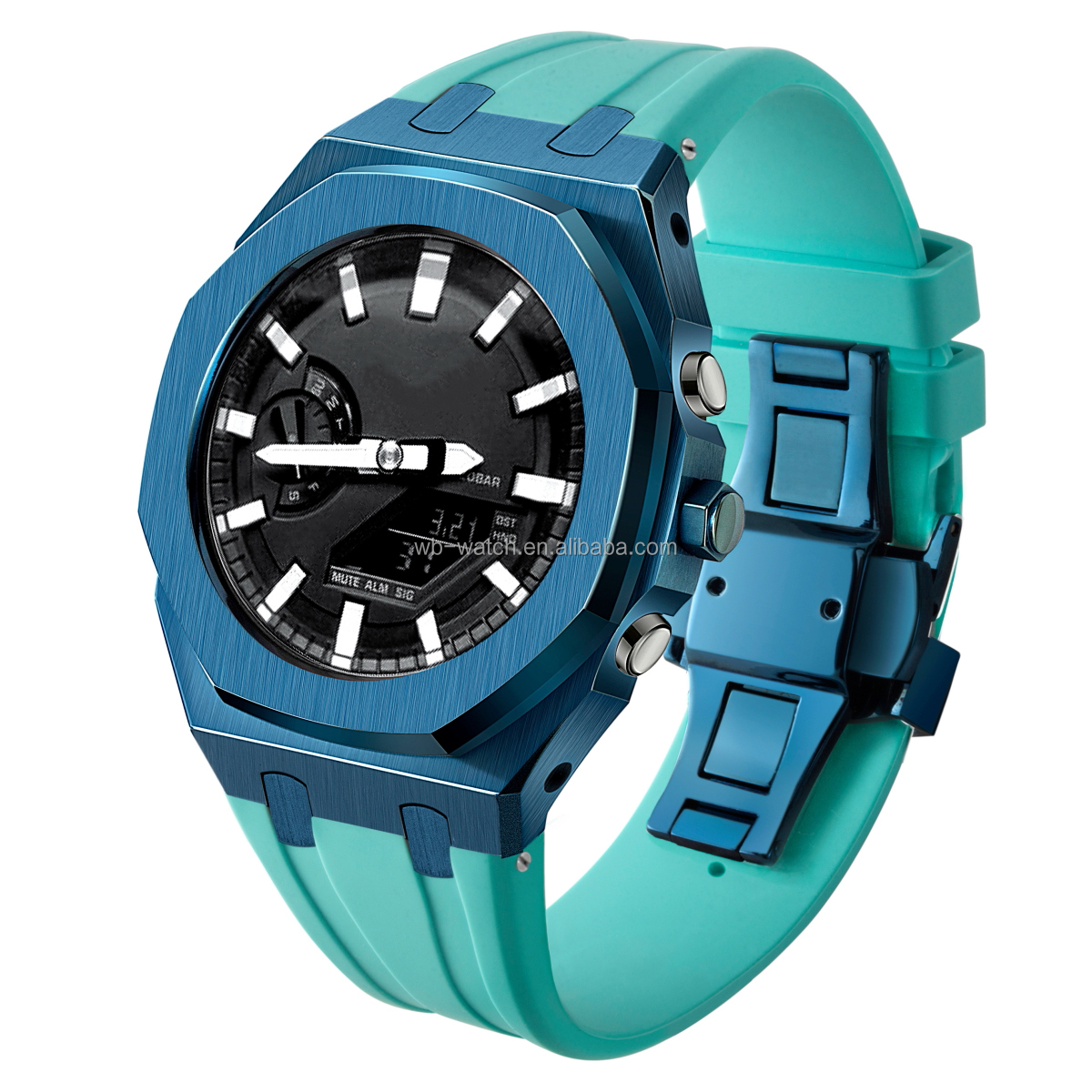 Casio Ga2100 G Shock Case 5Th Modified Metal Rubber Luxury 316L Stainless Steel Watch