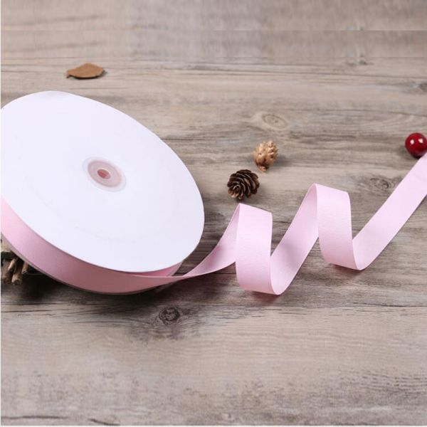 China Factory 196 Colors 3-100 MM Width Stocked Polyester Solid Color Grosgrain Ribbon 50mm