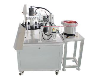 China Desktop turntable spout bag filling and capping machine wholesale