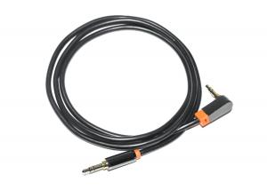 China Black 0.92 Meters Optical Digital Audio Cable , 3.5mm Metal PVC Car Speaker Cable wholesale