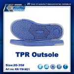 Odorless TPR EVA Outer Sole Nontoxic Anti Abrasion Practical
