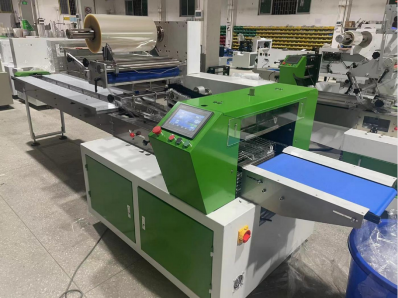 LC-350S High Speed Pillow Packing Machine | 3 Servo Motor CE Flow Wrapper For Food Biscuit Bread| Pillow Bread Packaging Machine