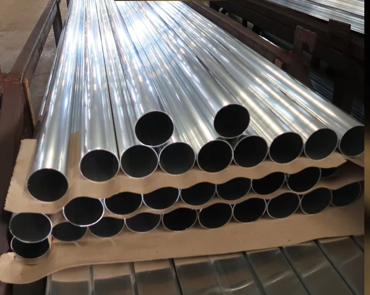 7000 Series 80mm Aluminum Tube Brushed Sand Blasted