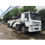 Manual Transmission Heavy Wrecker Trucks , Commercial Tow Truck High Speed