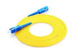 3M Single Mode Fiber Patch Cables LC To LC 3mm Simplex In Yellow Color