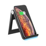 2 Coils Foldable Qi Wireless Charging Stand 10W 7.5W Fast Charge