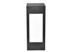 Black Outdoor Solar Pillar Light Waterproof IP65 Garden Light With Solar Powered