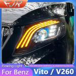 Headlight Assembly For Mercedes Benz VITO V Class 2016-2020 Retrofit Maybach DRL