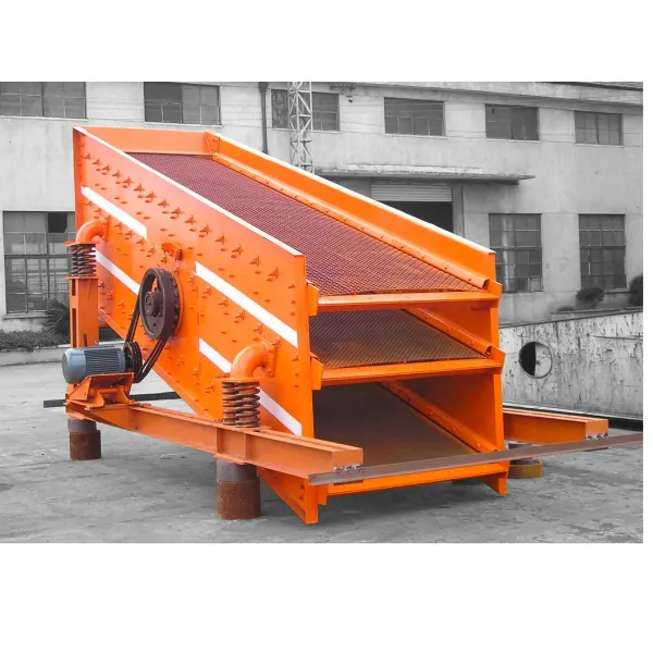 Small 3 Deck Quarry Rock Stone Vibrating Screen Used in Quarry Mining