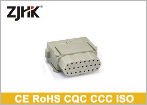 China 09140253001 25 Pole Heavy Duty Electrical Connector With 4 AMP Crimp Terminal wholesale