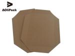 Solid Fiber Recycled HDPE Rollerforks Slip Sheets 1.2mm 1000kg