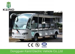 China White 14 Seats Tourist Resort Car Battery Used Electric Sightseeing Car With Sunshade wholesale