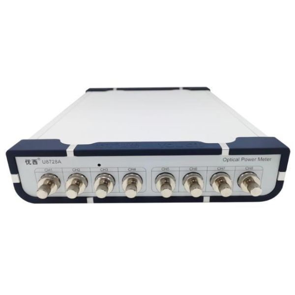 8 Channel Optical Power Meter Power Range Of + 5 ~ -65dBm
