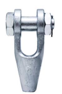 China 38mm Wire Rope End Stop With Cotter Pin , Open Spelter Socket wholesale