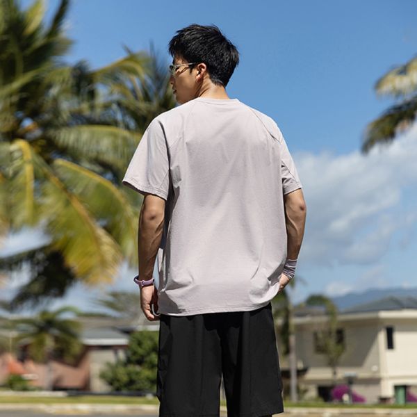 Summer UPF50+ UV Protection Lightweight Breathable Sun Protection Quick Dry Couple Sports Short Sleeve T-Shirt