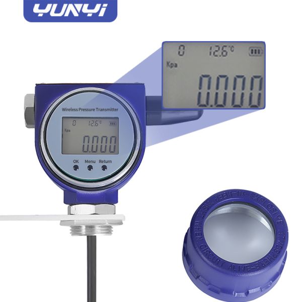 Submersible Level Sensor Wireless Industrial Liquid Level Gauge with Stainless Steel Construction and Remote Data Access