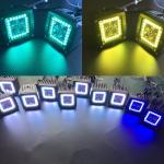 3.2 Inch 12w RGB Offroad Led Work Light , 12V 24V LED Work Light ATV SUV Mine