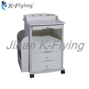 China ABS Movable Hospital Tools And Equipments Hospital Bedside Table Overbed Cabinet on sale