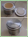 Zirconia ball mill jar with stainless steel casing used for vertical planetary