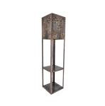 Metal Solar Garden Butterfly Design LED Solar Flower Stand Planter Decorative