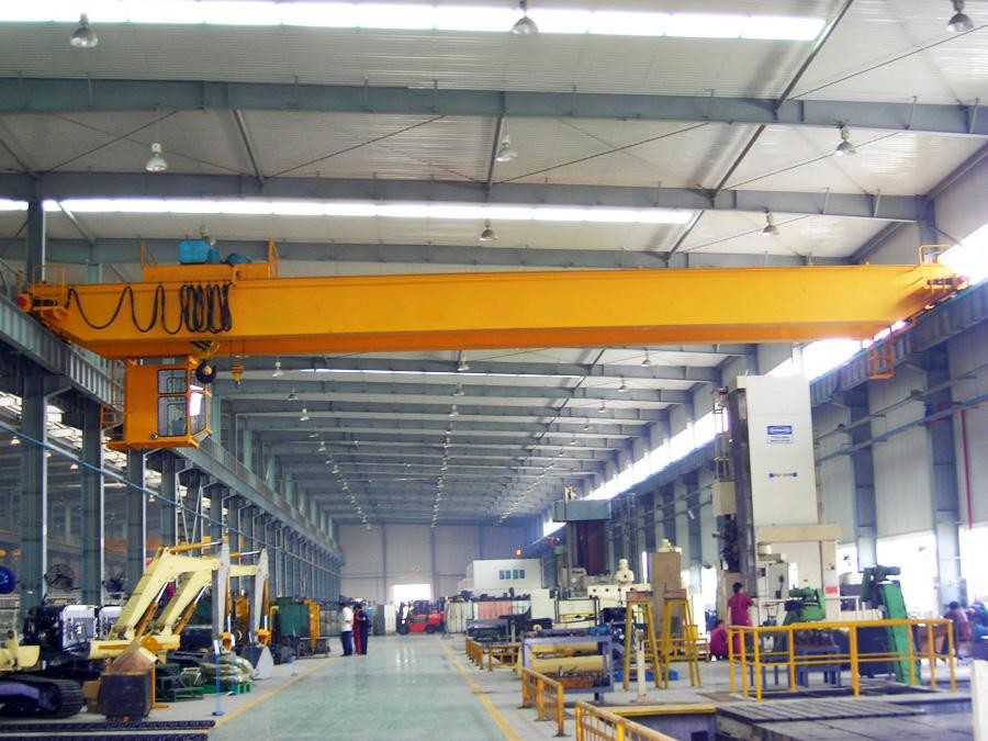 Electric Hoist Double Girder Overhead Crane Lifting LH Type 15 Ton 20 Ton