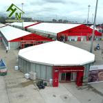 Trade Show Conference Events Decagonal Tent Marquee Multi Side Glass Walls