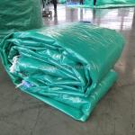 Stripe Outdoor Woven Tarpaulin Sheet 200Gsm Green Heavy Duty Tarpaulin for