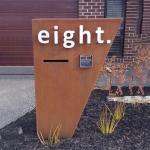 Outdoor Front Decoration Letterbox Boxes Corten Steel Garden Art Sculpture