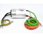 Gigabit Ethernet Slip Ring RJ45 Connector Air Channel For Filling Machine