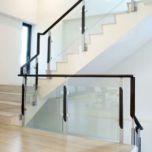 China High Permeability Tempered Glass Railing For Staircase Balcony Glass Balustrade wholesale