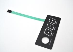 China Professional Three Buttons Tactile Membrane Switch / Custom Membrane Keyboard wholesale