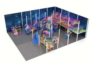 China Commercial Play Center Kids Indoor Playground Equipment With Climbing Wall wholesale