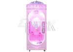 Malaysia Arcade Claw Machine Pink Date Cut Prize Pusher Toy Vending Machine Coin